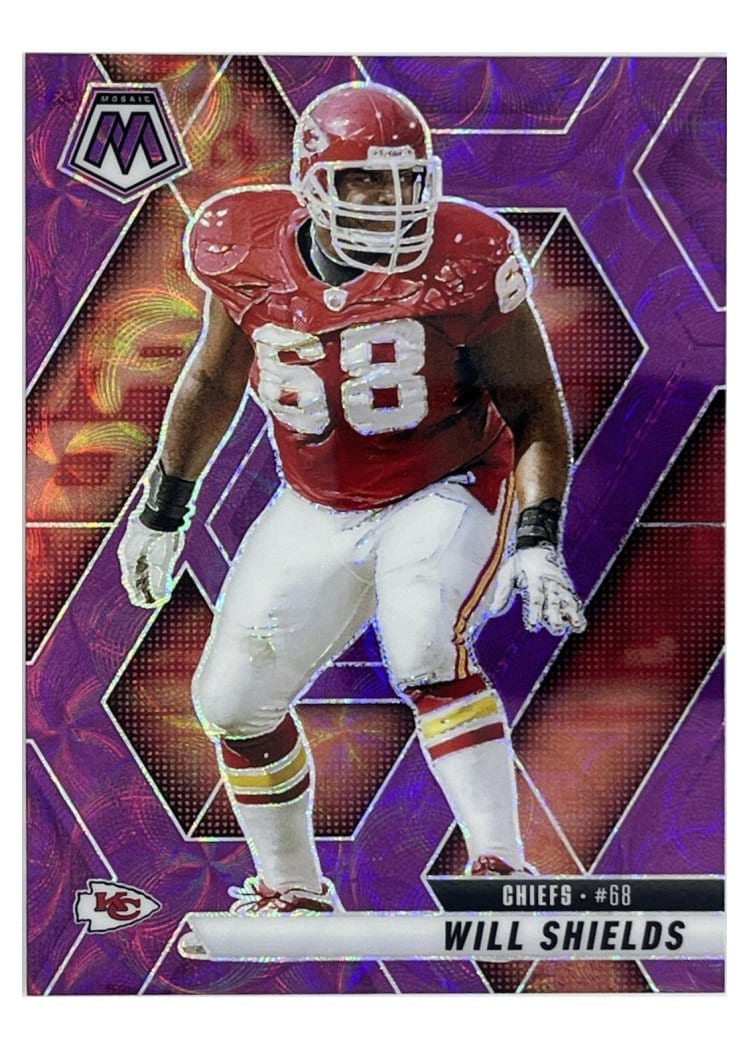 2025 Panini Mosaic Base Set Will Shields Purple Scope #237 card