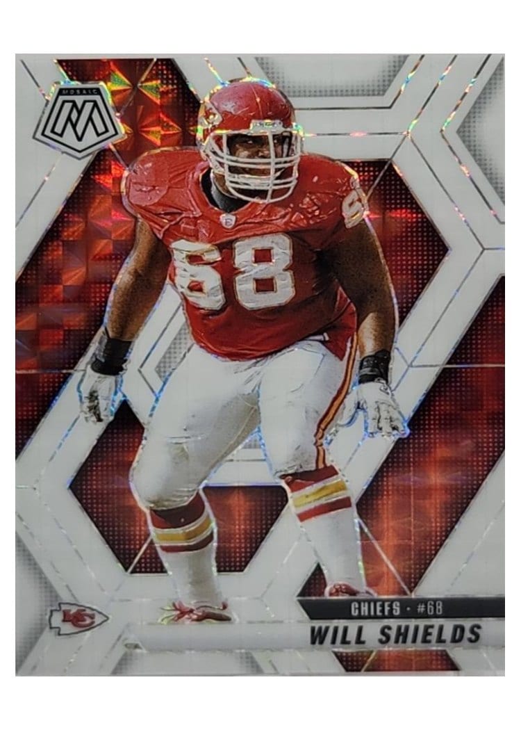 2025 Panini Mosaic Base Set Will Shields White #237 card