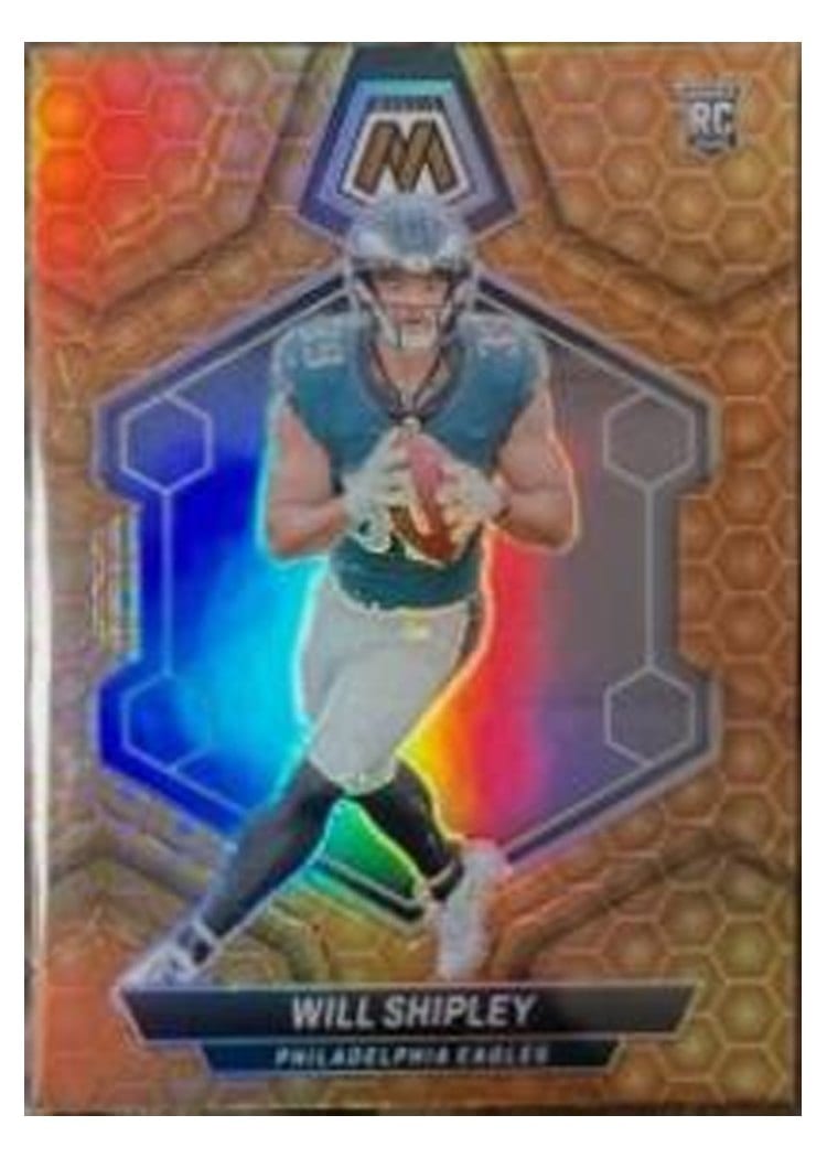 2024 Panini Mosaic Base Set Will Shipley #386 card