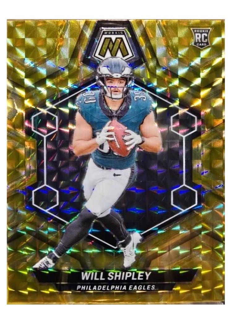 2024 Panini Mosaic Base Set Will Shipley #386 card