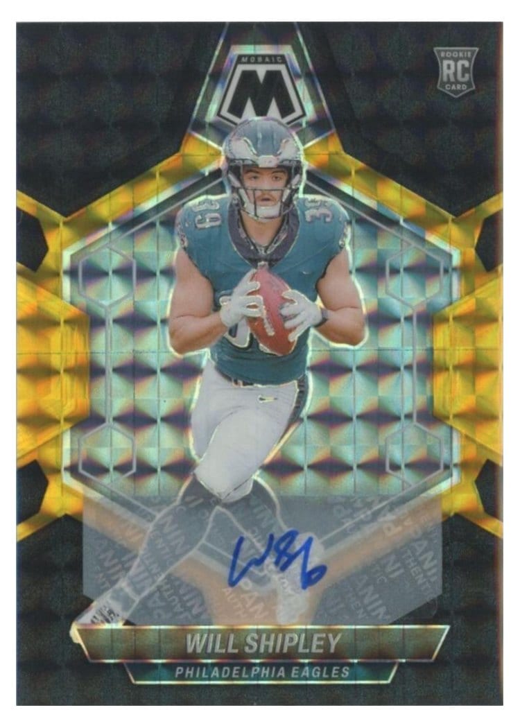 2024 Panini Mosaic Base Set Will Shipley #386 card