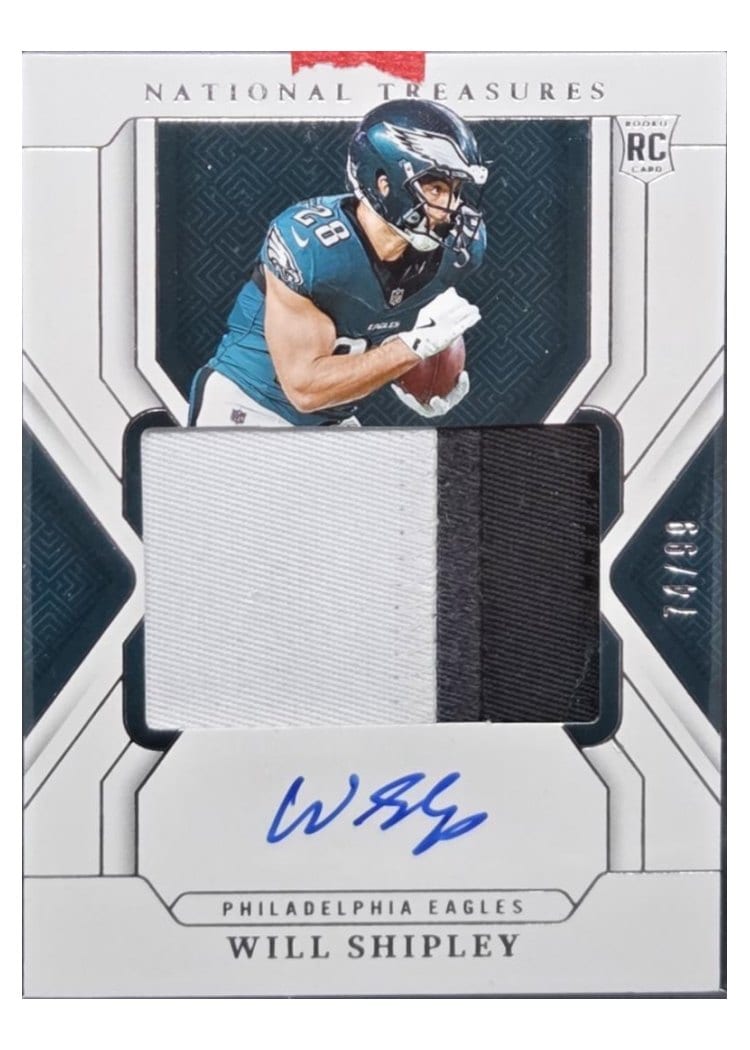 2024 Panini National Treasures Base Set Will Shipley #183 card