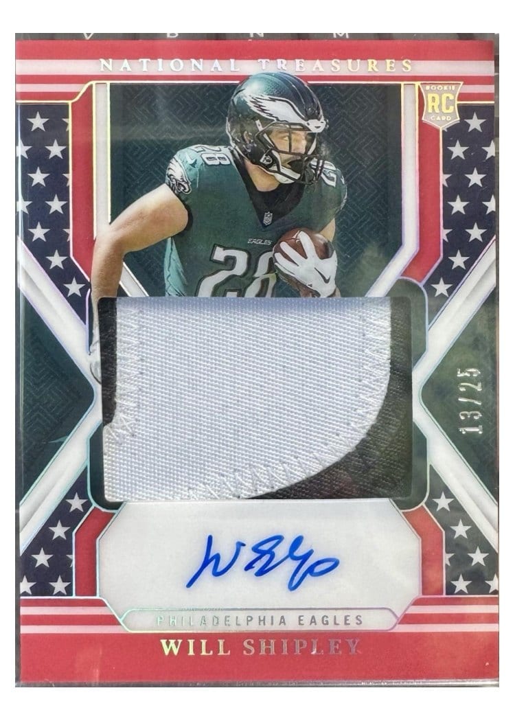 2024 Panini National Treasures Base Set Will Shipley #183 card