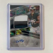 2024 Panini Spectra Rookie Patch Autographs Will Shipley #227 card