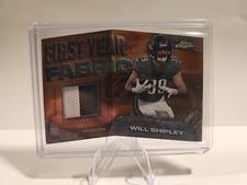 2024 Topps Chrome First Year Fabric Relics Will Shipley #FYF-WS card