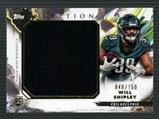2024 Topps Inception Rookie Jumbo Relics Will Shipley #RJR-WS card