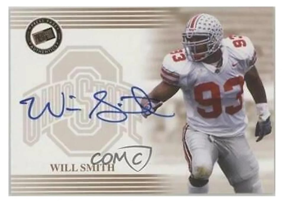 2004 Press Pass Autograph Will Smith Bronze card