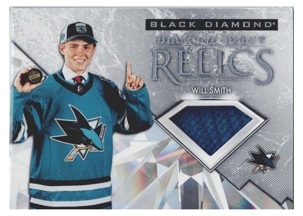 2024-25 Upper Deck Black Diamond Diamond Debut Relics Jersey Will Smith #DD-WS card