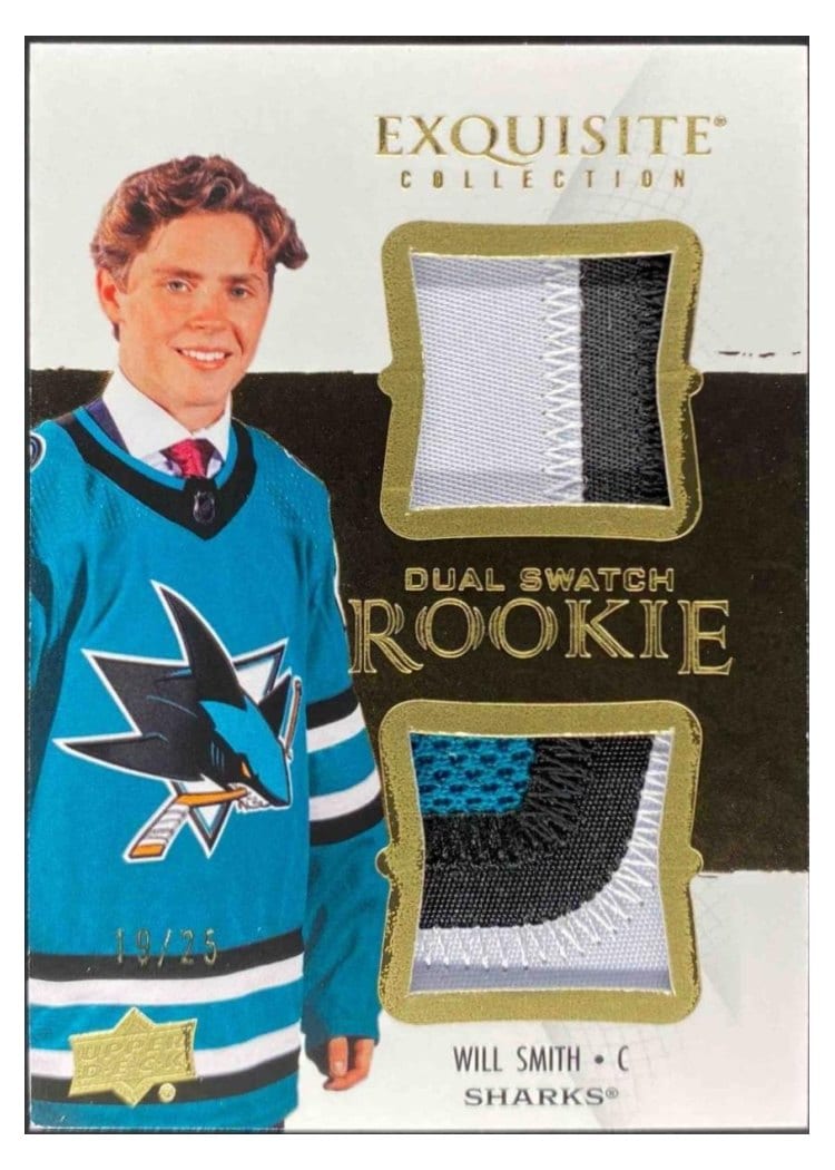 2024-25 Upper Deck Black Diamond Exquisite Collection Dual Swatch Rookies Will Smith #EDS-WS card