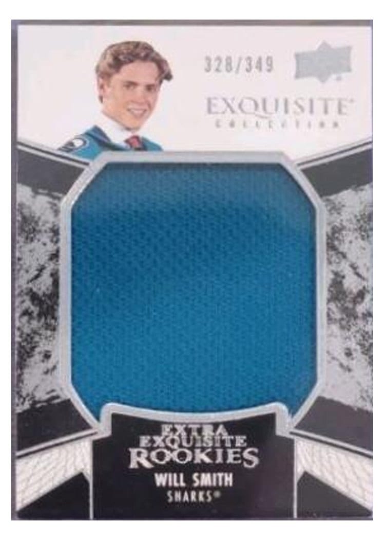 2024-25 Upper Deck Black Diamond Exquisite Collection Extra Exquisite Rookie Jersey Will Smith #ECER-WS card