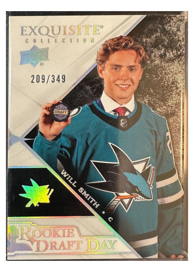 2024-25 Upper Deck Black Diamond Exquisite Collection Rookie Draft Day Will Smith #RDD-WS card