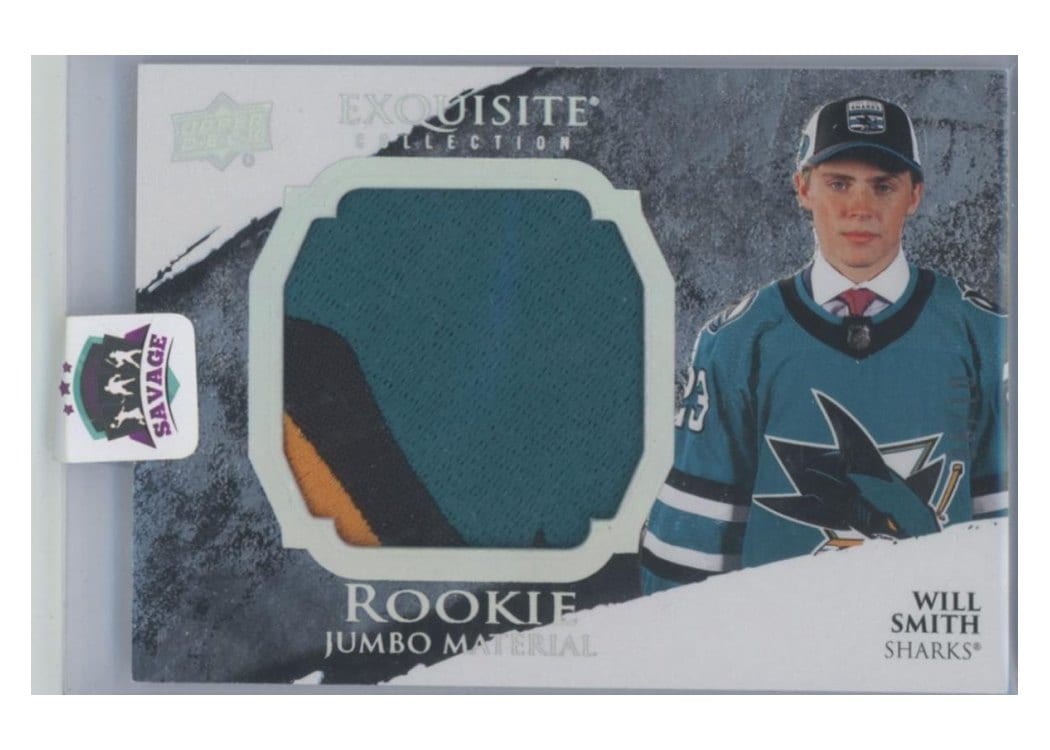2024-25 Upper Deck Black Diamond Exquisite Collection Rookie Jumbo Patch Will Smith #EJ-WS card