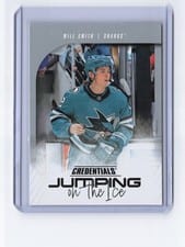 2024-25 Upper Deck Credentials Jumping on the Ice Will Smith #JI-WS card