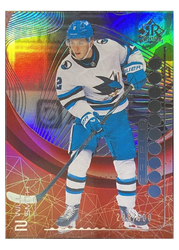2024-25 Upper Deck Triple Dimensions Reflections Will Smith Ruby #TDR-2 card