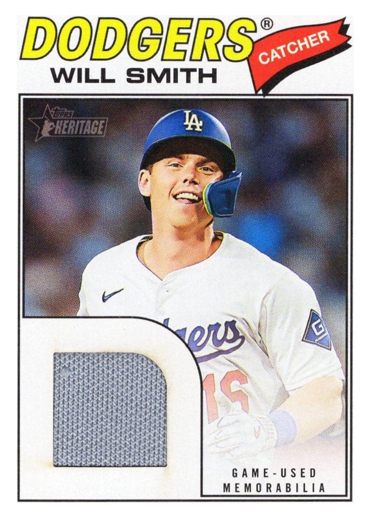 2026 Topps Heritage Real One Relics Will Smith #ROR-WS card