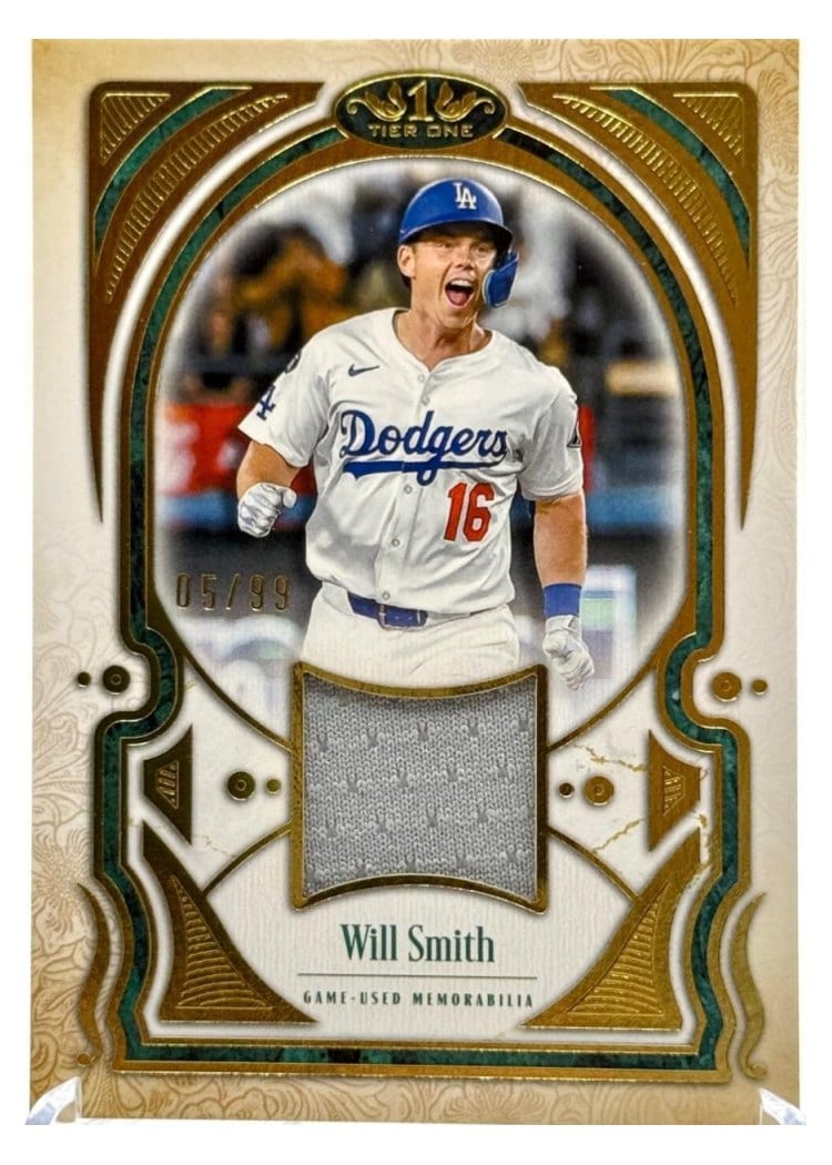 2026 Topps Tier One Tier One Talent Relics Will Smith #T1TR-WS card