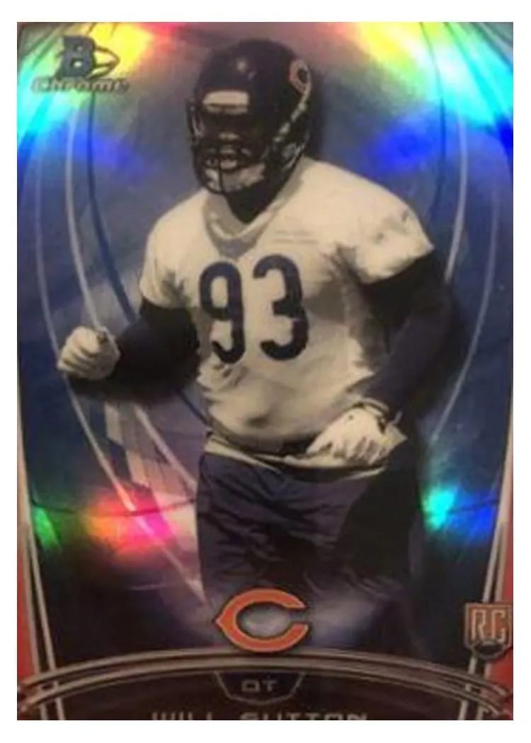 2014 Bowman Chrome Will Sutton #120 card