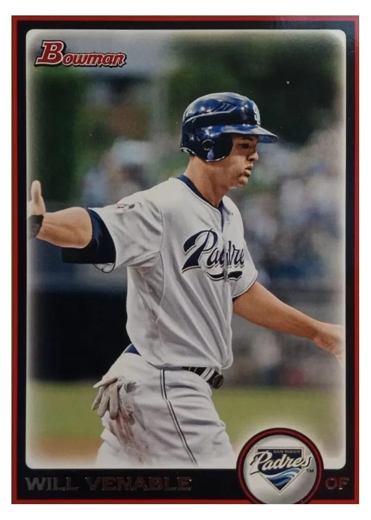 2010 Bowman Will Venable #4 card