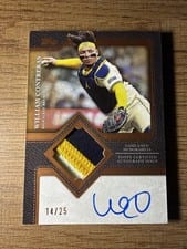 2025 Topps Autograph Patch William Contreras #TFAP-WC