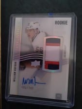 2023-24 Upper Deck Premier Acetate Rookie Autograph Patch William Dufour #AR-WD card