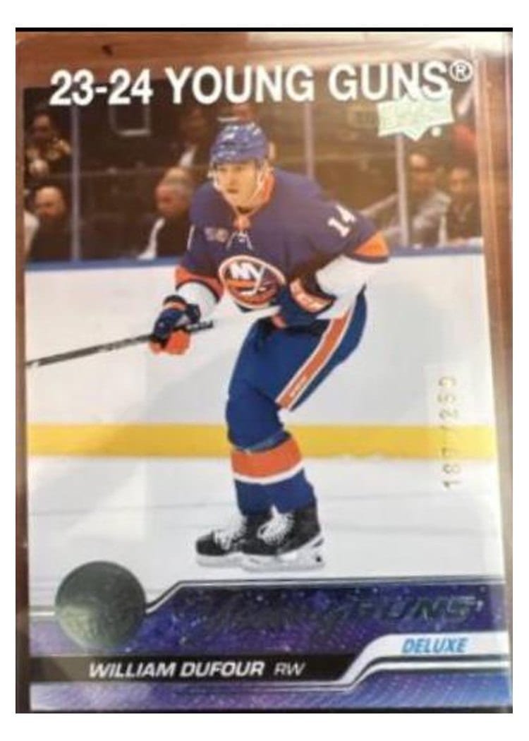 2023 Upper Deck William Dufour #206 card