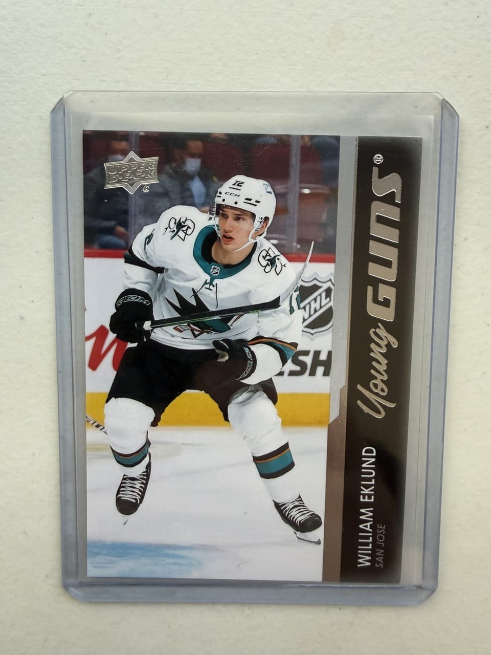 2021 Upper Deck William Eklund #475 card
