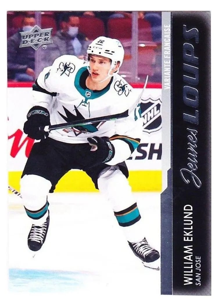 2021 Upper Deck William Eklund #475 card