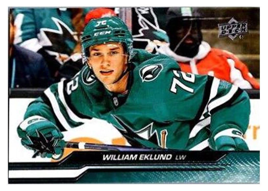 2023-24 Upper Deck Base Set William Eklund #143 card