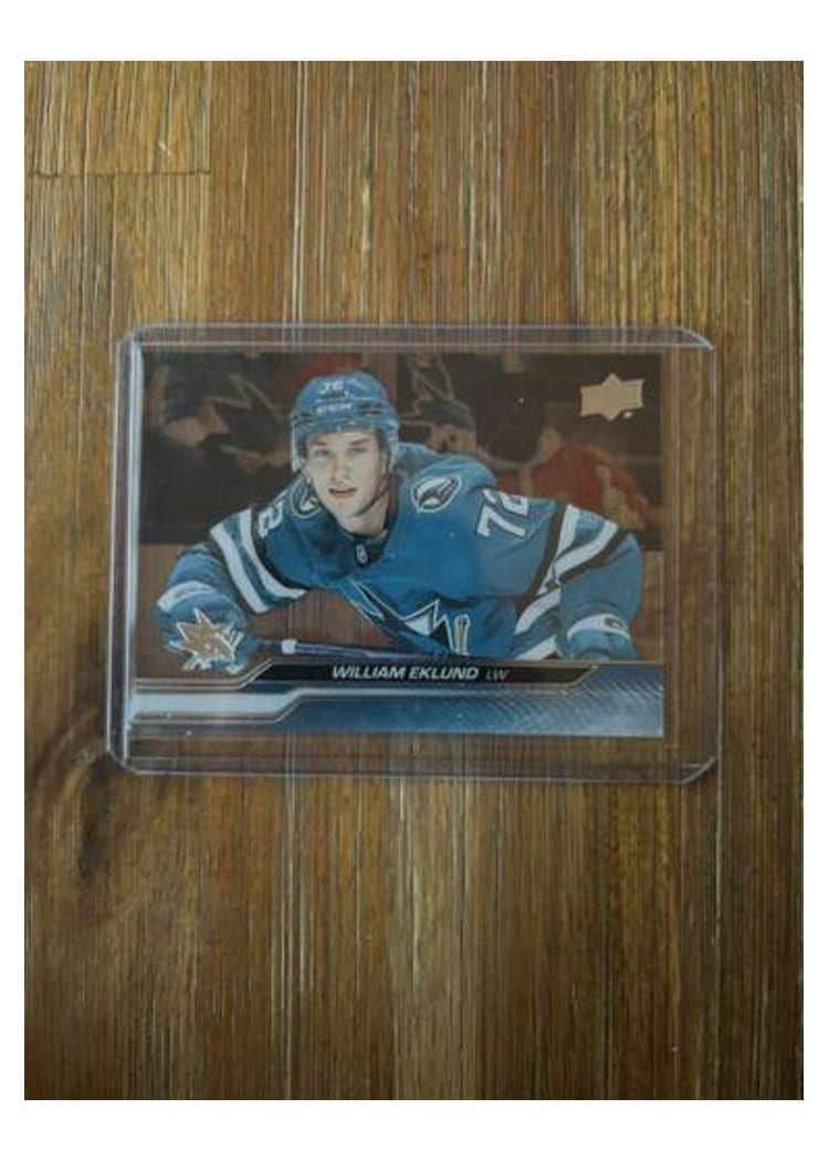 2023-24 Upper Deck Base Set William Eklund #143 card