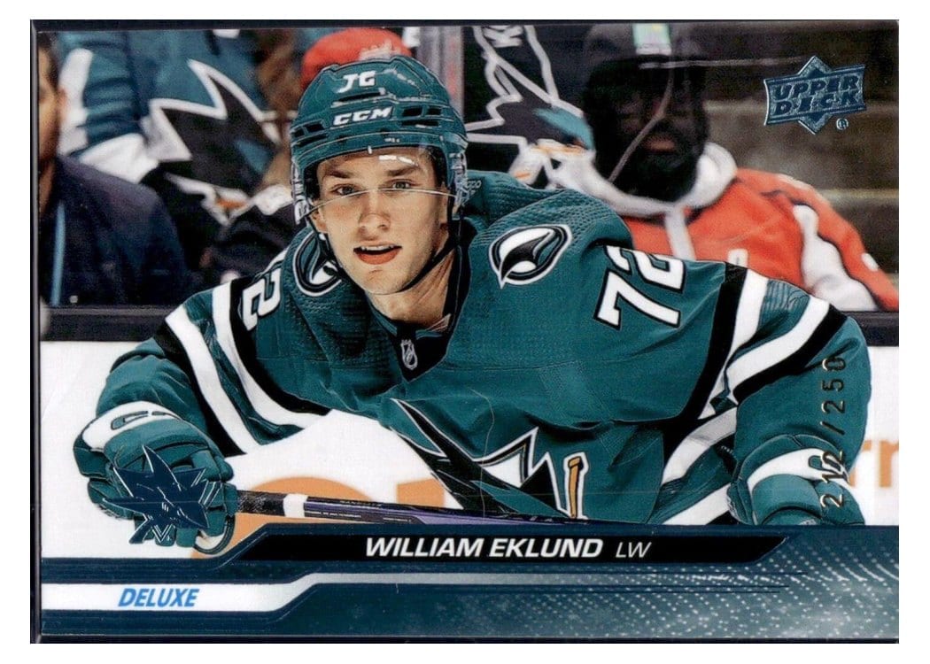 2023-24 Upper Deck Base Set William Eklund #143 card