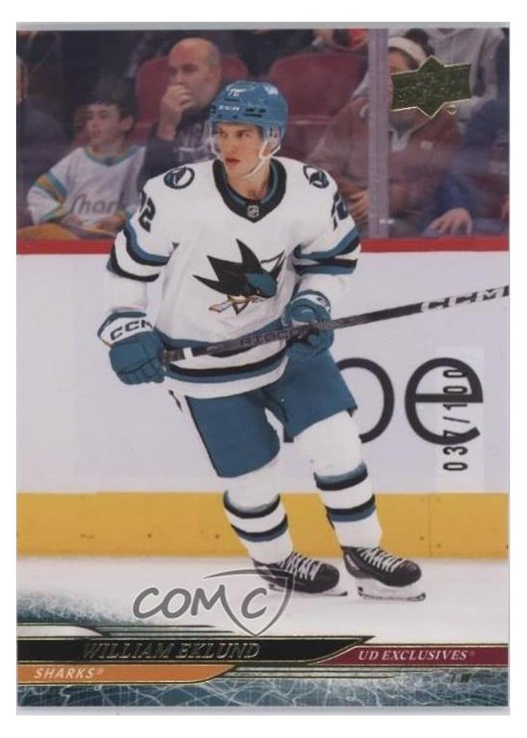 2024-25 Upper Deck Base Set William Eklund #386 card