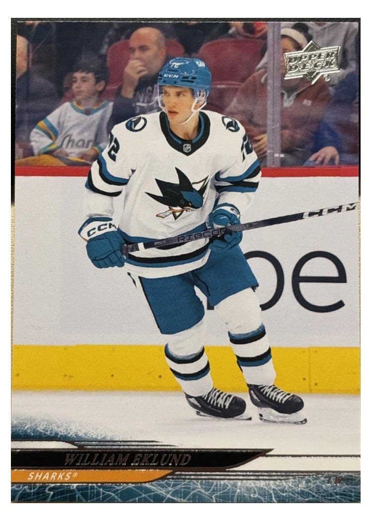 2024-25 Upper Deck Base Set William Eklund #386 card