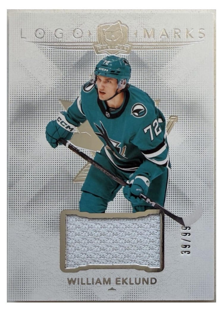 2024-25 Upper Deck The Cup Logomarks William Eklund #LM-WE card