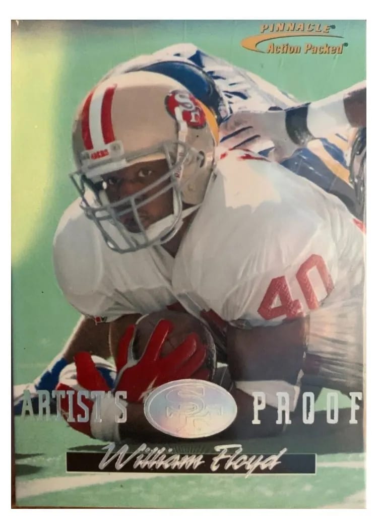 1996 Action Packed William Floyd #37 card