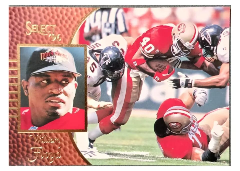 1996 Select William Floyd #75 card