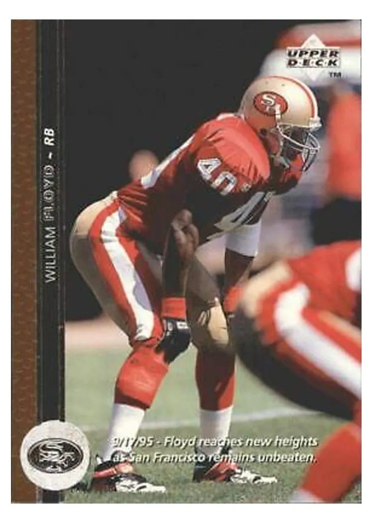 1996 Upper Deck William Floyd #41 card