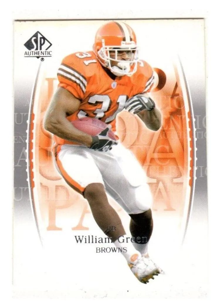2003 SP Authentic William Green #44 card