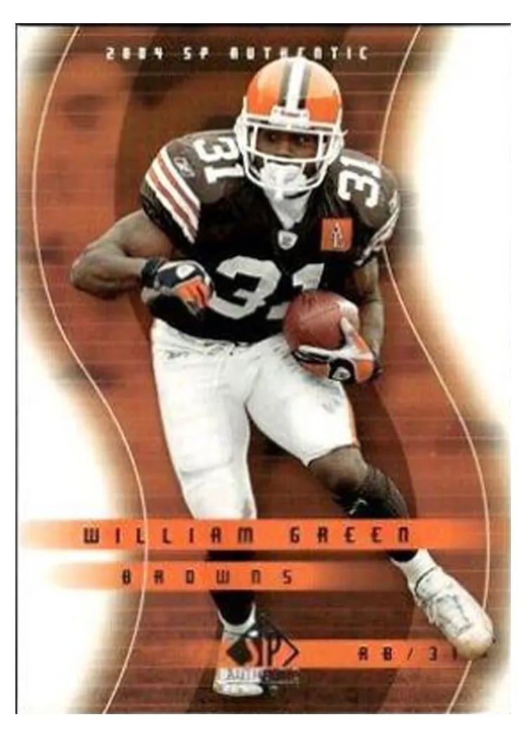 2004 SP Authentic William Green #20 card