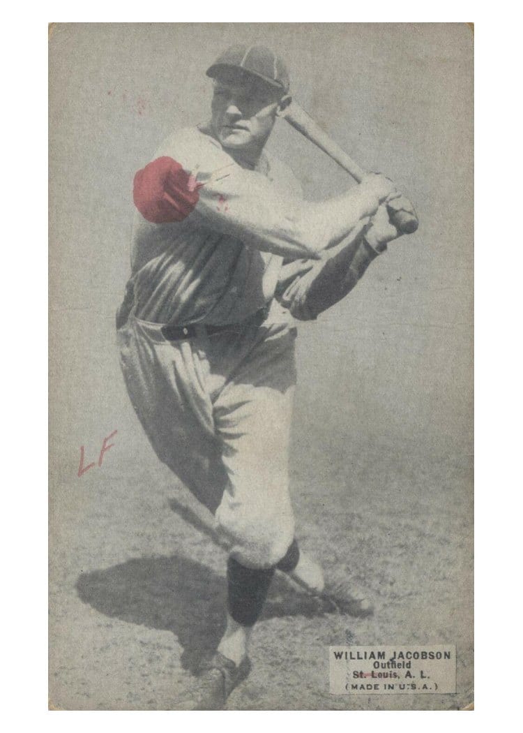 1925 Exhibits William Jacobson card