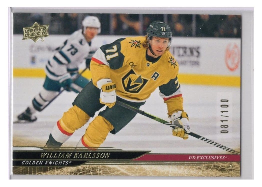 2024-25 Upper Deck Base Set William Karlsson #637 card