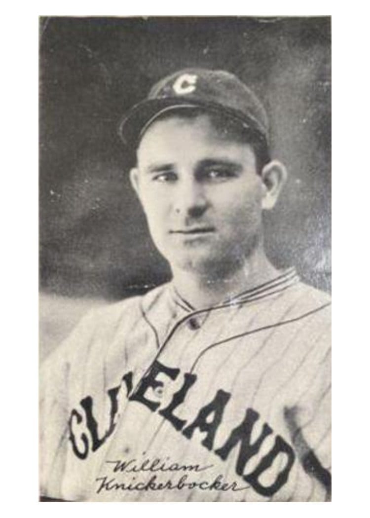 1936 National Chicle Fine Pens William Knickerbocker card