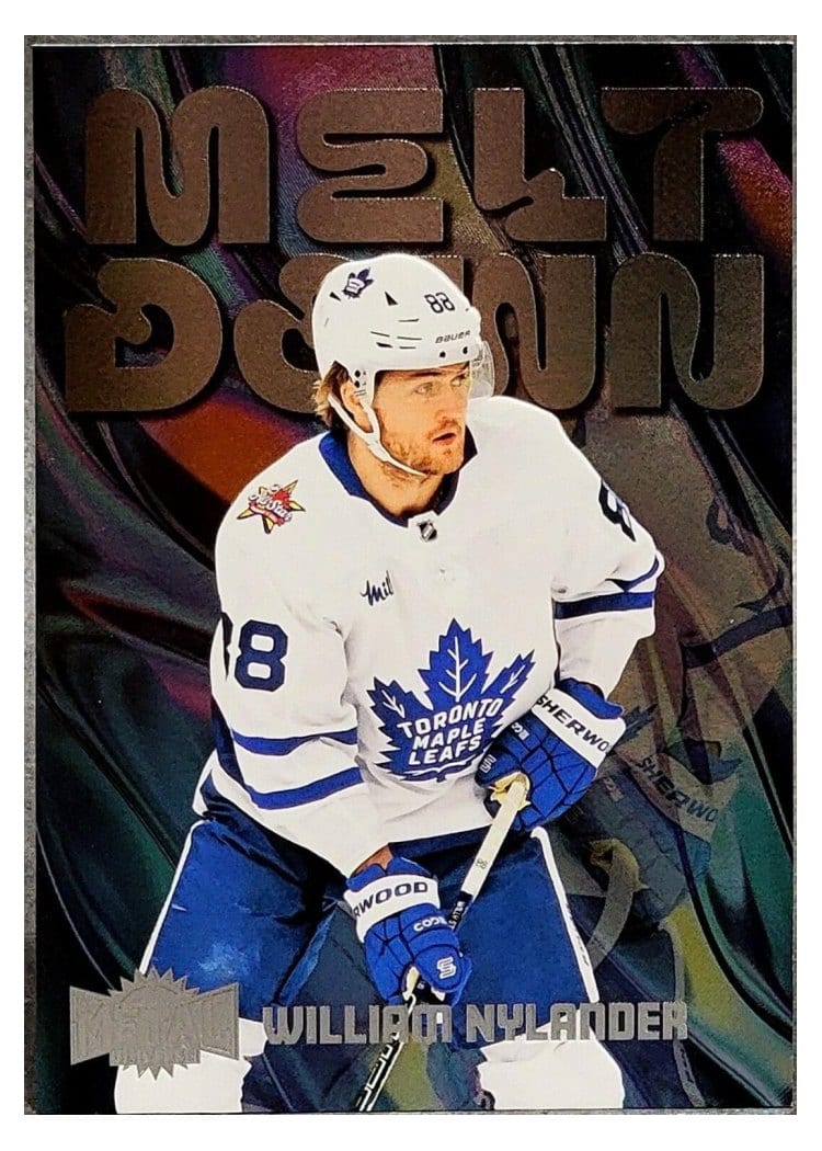 2023-24 SkyBox Metal Universe Meltdown William Nylander #M2 card