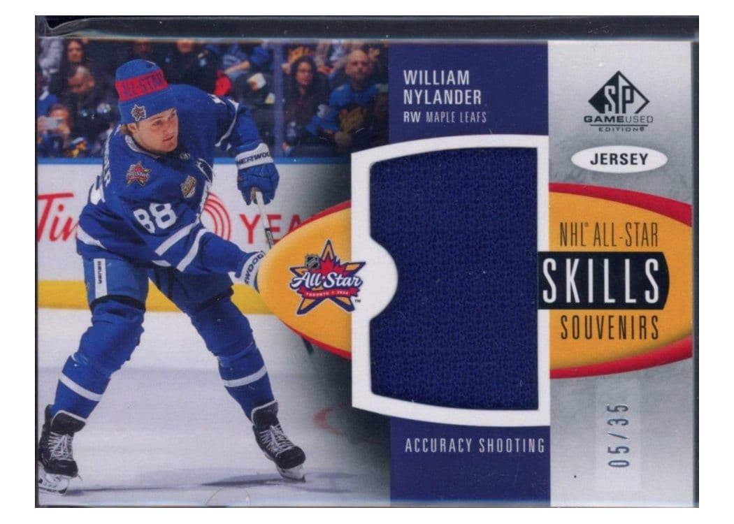 2024-25 SP Game Used 2024 All-Star Skills Souvenirs Jersey Relics William Nylander #SV-WN card