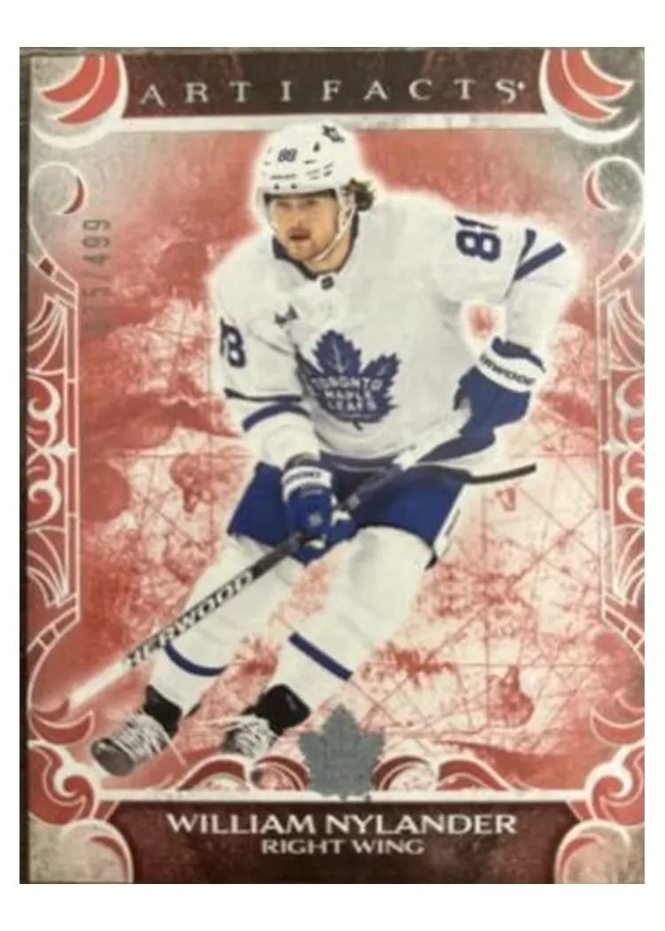 2024-25 Upper Deck Artifacts Base Set William Nylander #8 card