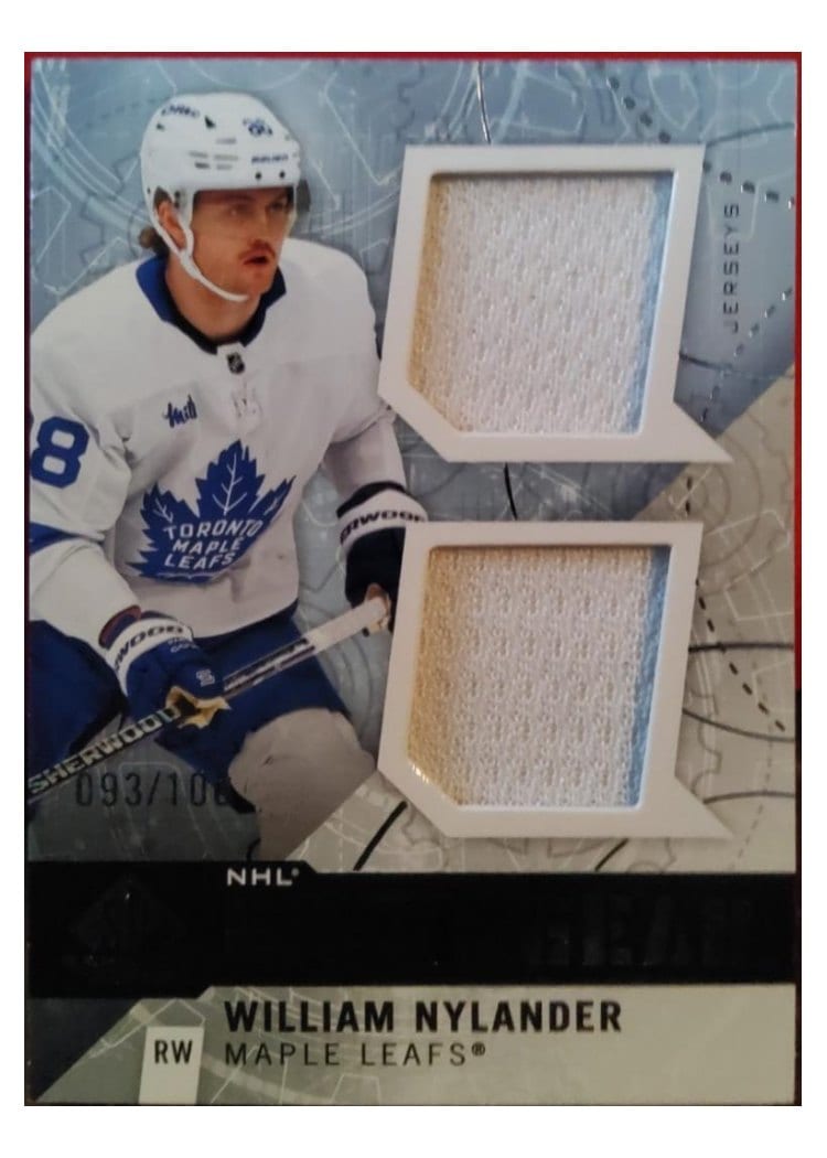 2025-26 SP Game Used Game Gear William Nylander #GG-WN card