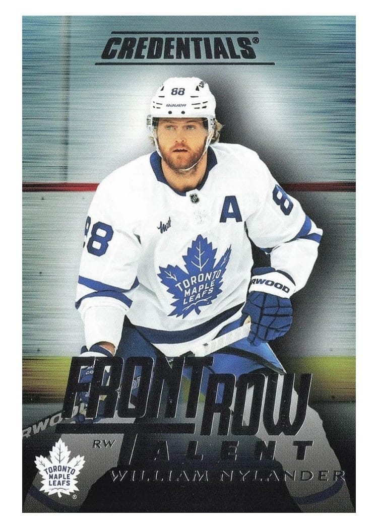2025-26 Upper Deck Credentials Front Row Talent William Nylander #FRT-10