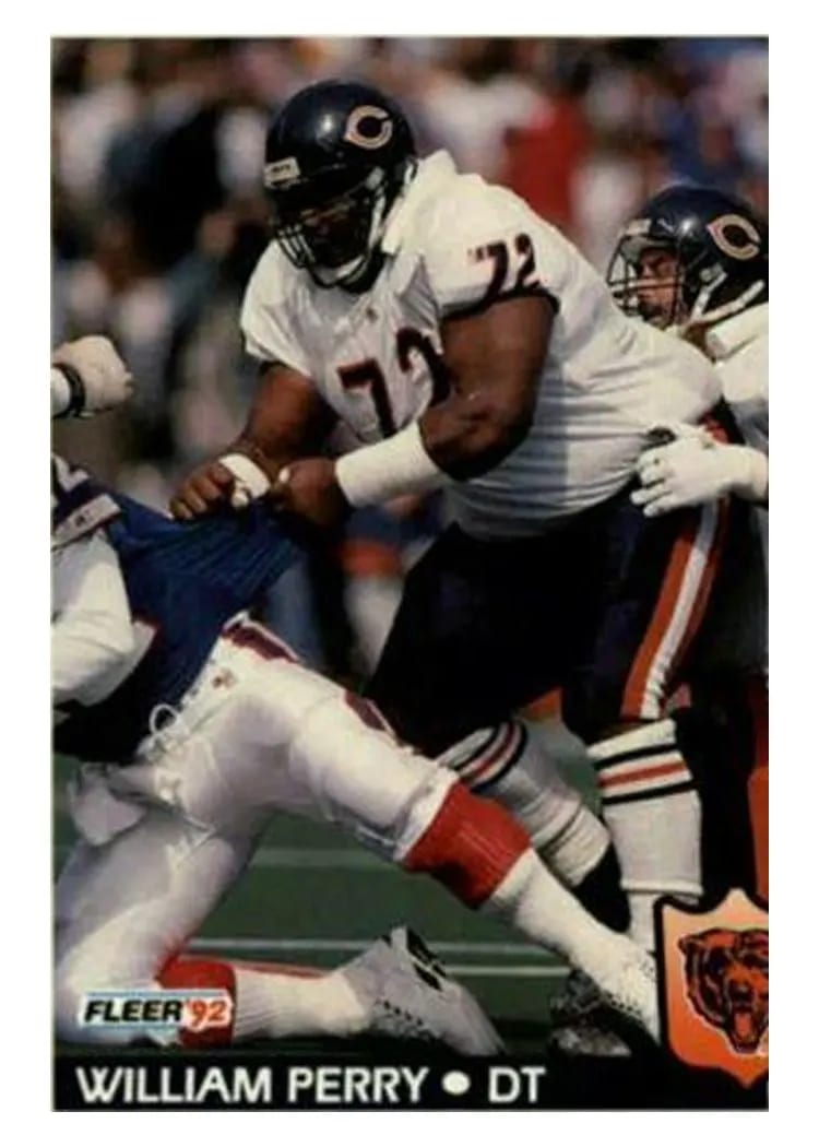 1992 Fleer William Perry #45 card