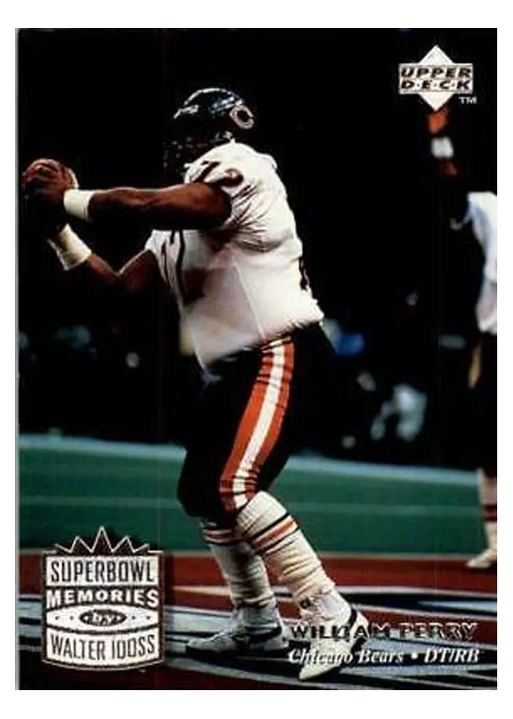 1997 Upper Deck Legends William Perry #203 card