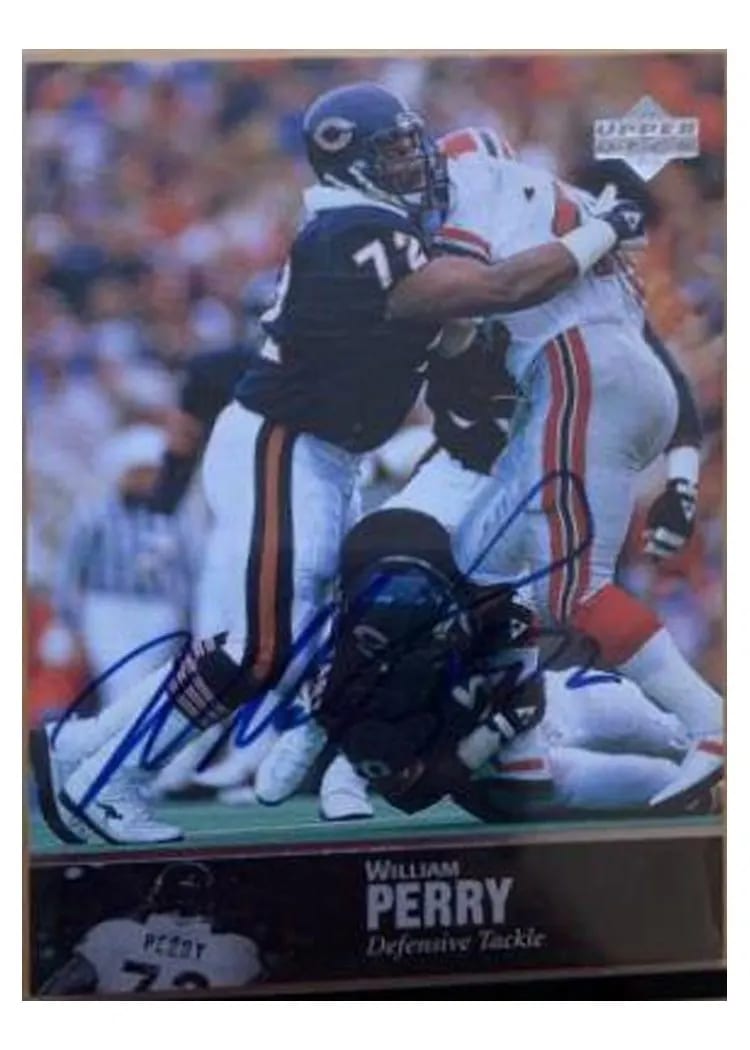 1997 Upper Deck Legends William Perry Autograph #AL-156 card