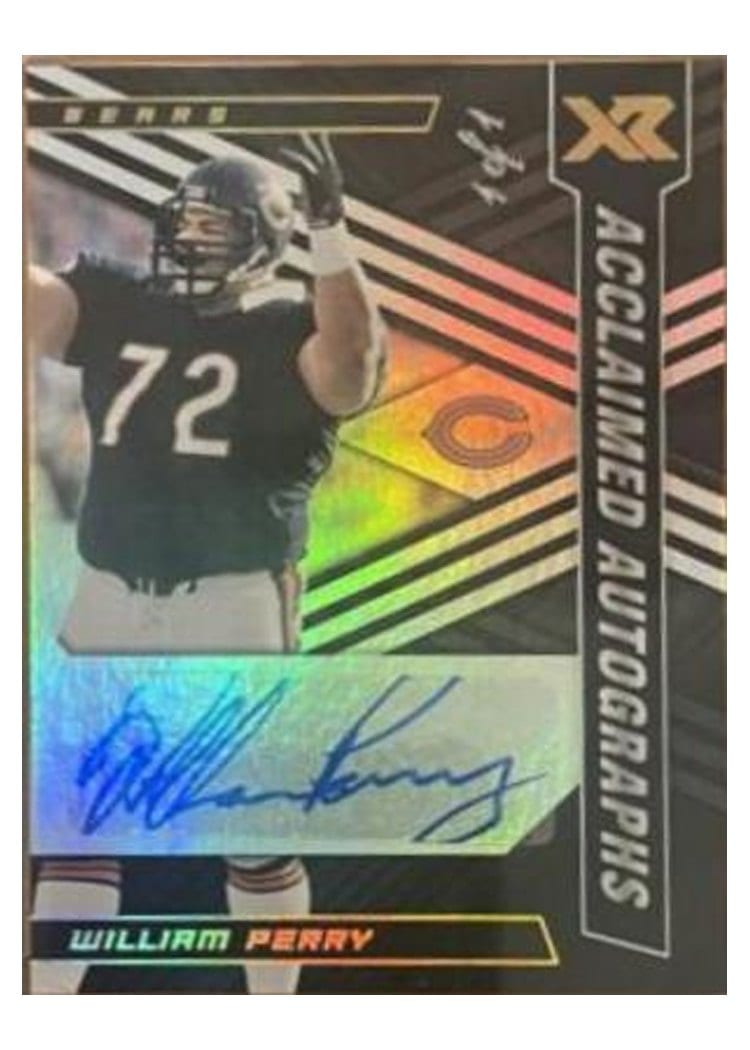 2022 Panini XR Acclaimed Autographs William Perry #ACA-WP card